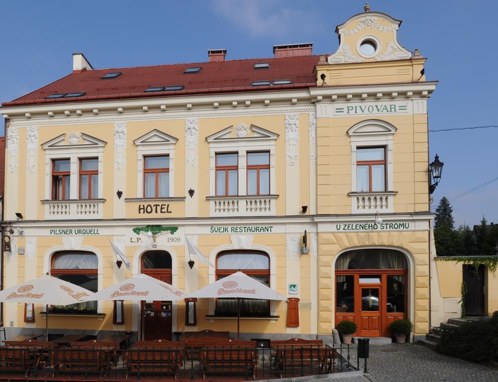 Hotel U Zeleneho Stromu Nepomuk Exterior foto